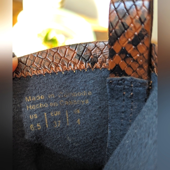 brown snakeskin ankle boots | ALDO - Picture 4 of 6